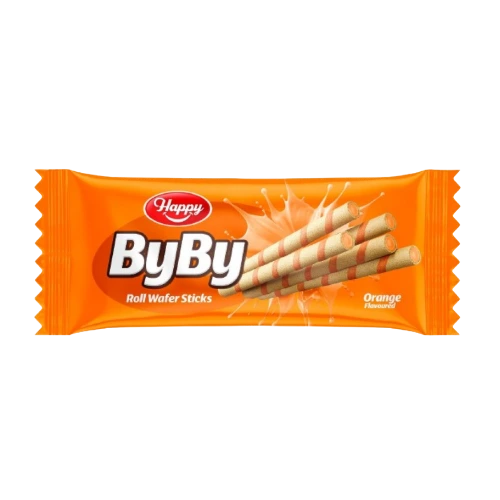 Roll Wafer Sticks Orange Flavored